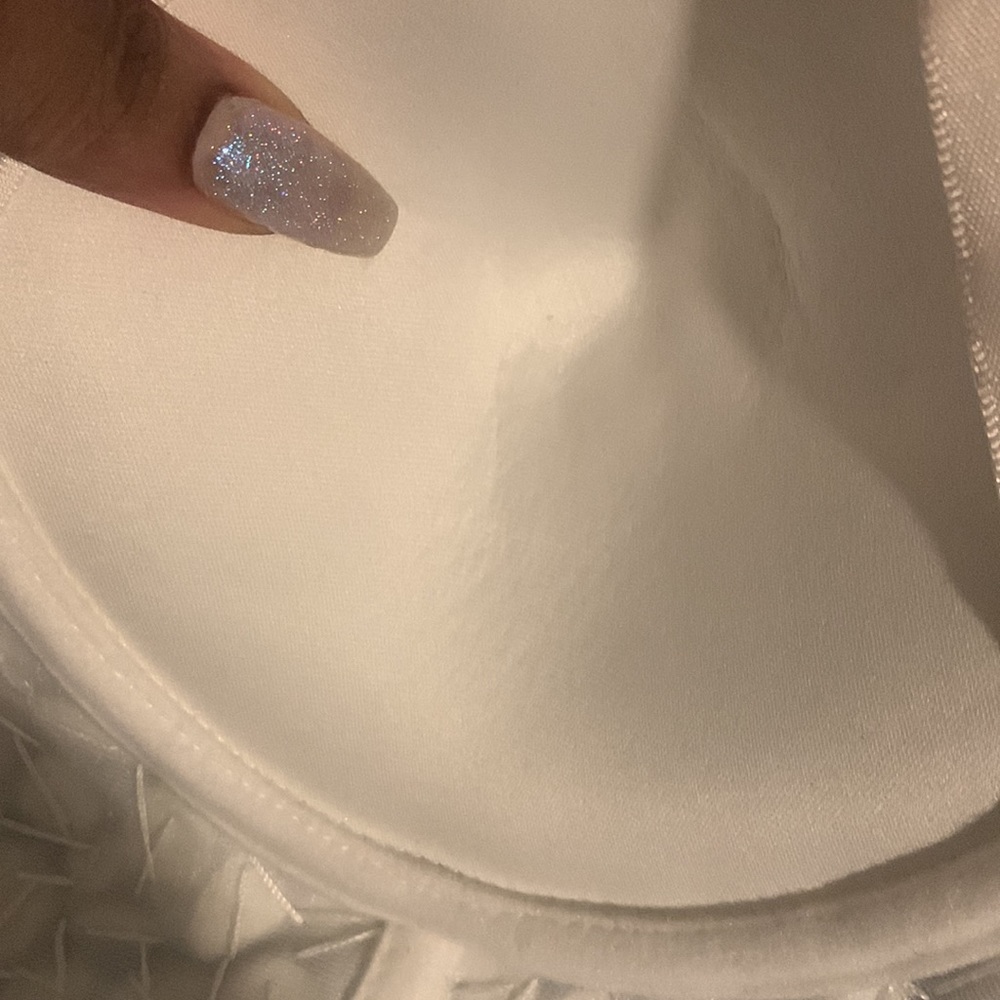 White Rhinestone Top (custom-made) - Picture 7 of 7